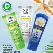 Dis-Chem Sun Lab Kids water Resistant Sunscreen SPF30-150ml Each offer