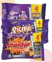 Dis-Chem Cadbury Dairy Milk Bar Or Picnic-117.2g/128g Per Pack offer