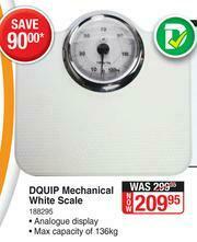 Dquip Mechanical White Scale offer at Dis-Chem