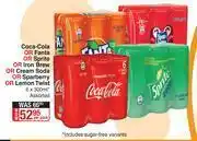 Coca Cola Or Fanta Or Sprite Or Iron Brew Or Cream Soda Or Sparberry Or Lemon Twist-6x330ml