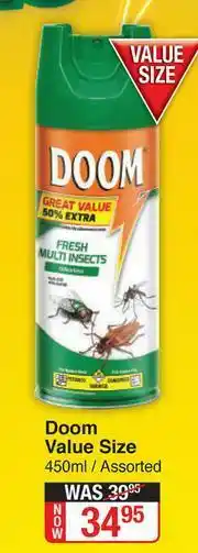 Dis-Chem Doom Value Size Assorted-450ml offer