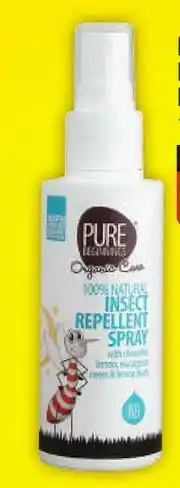 Dis-Chem Pure Beginnings Natural Insect Repellent Spray-100ml offer