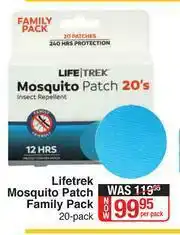 Dis-Chem Lifetrek Mosquito Patch Family Pack 20 Pack-Per Pack offer