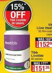Dis-Chem Tibb Livitibb 60 Tablets offer