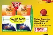 Dis-Chem Nativa Complex Liver Support Value Pack 60 Plus 30 Capsules-Per Pack offer