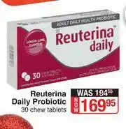 Dis-Chem Reuterina Daily Probiotic 30 Chew Tablets offer