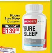 Dis-Chem Biogen Sure Sleep 60 Capsules offer