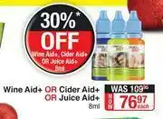 Dis-Chem Wine Aid+ Or Cider Aid+ Or Juice Aid+-8ml Each offer