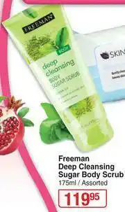 Dis-Chem Freeman Deep Cleansing Sugar Body Scrub Assorted-175ml offer