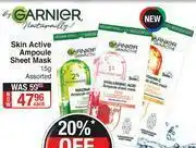Dis-Chem Garnier Skin Active Ampoule Sheet Mask Assorted-15g Each offer