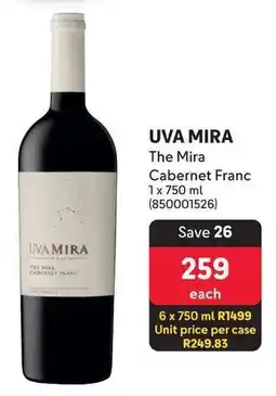 Makro UVA MIRA The Mira Cabernet Franc offer