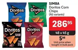 Makro SIMBA Doritos Corn Chips offer