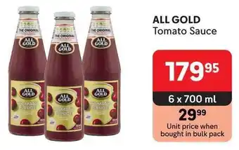 Makro ALL GOLD Tomato Sauce offer