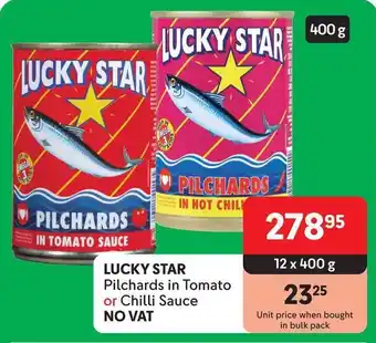 Makro LUCKY STAR Pilchards in Tomato or Chilli Sauce offer