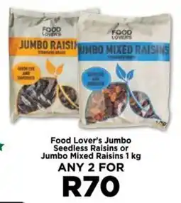 Food Lover's Market Food Lover's Jumbo Seedless Raisins or Jumbo Mixed Raisins offer