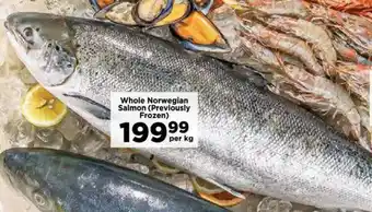 Food Lover's Market Whole Norwegian Salmon (Previously Frozen) offer