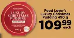 Food Lover's Market Food Lover's Luxury Christmas Pudding offer