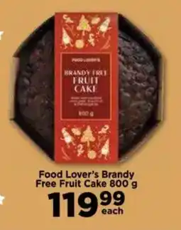 Food Lover's Market Food Lover's Brandy Free Fruit Cake offer