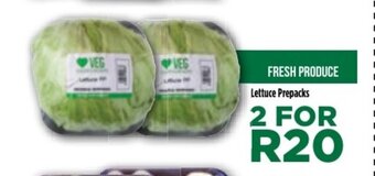 Food Lover's Market Lettuce Prepacks offer