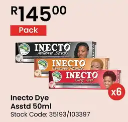 Africa Cash and Carry Inecto Dye Asstd offer
