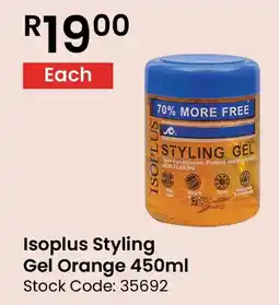 Africa Cash and Carry Isoplus Styling Gel Orange offer