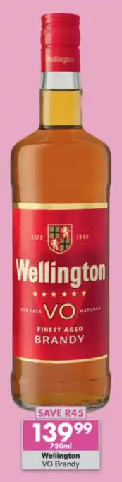 President Liquor Wellington VO Brandy offer