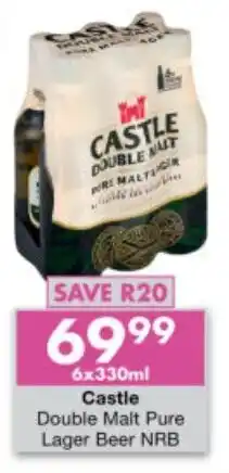 President Liquor Castle Double Malt Pure Lager Beer NRB offer