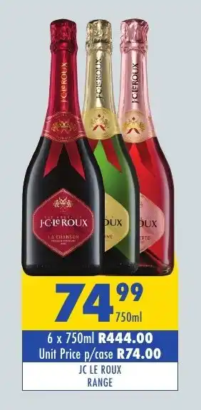 Tabooz Jc le roux range offer