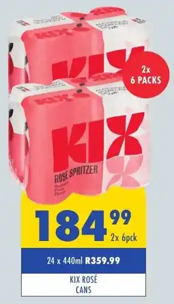 Tabooz Kix rosé cans offer