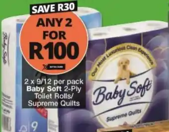 Baby Soft 2-Play Pack 2 x 9/12
