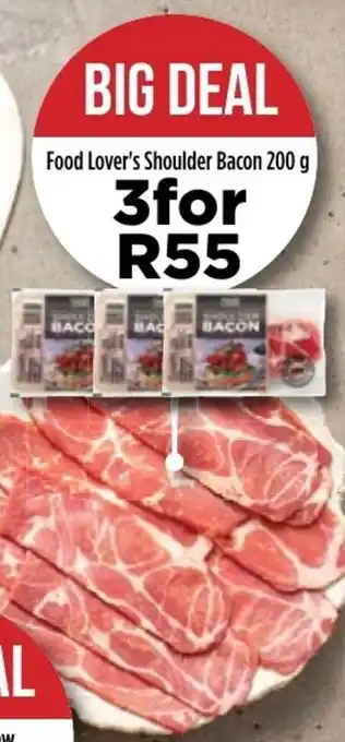 Food Lover's Shoulder Bacon 200g