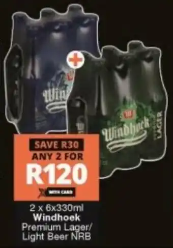 Checkers Liquor Shop Windhoek 2 x 6x330ml offer