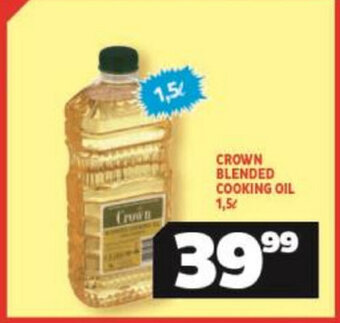 Usave Crown Blended Cooking Oil 1.5L offer