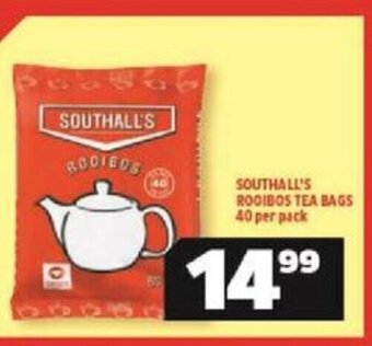 Usave Southall's Rooibos Teabags 40 per pack offer