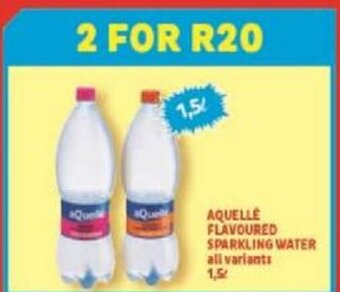 Usave Aquelle Flavoured Sparkling Water All Variants 1.5L offer
