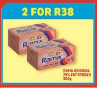 Usave Rama Original 70% Fat Spread 500g offer