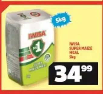Usave Iwisa Super Maize Meal 5kg offer