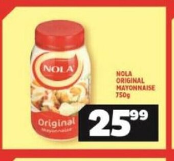 Usave Nola Original Mayonnaise 750g offer