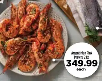 Food Lover's Market Argentinian Pink Prawns 2kg offer