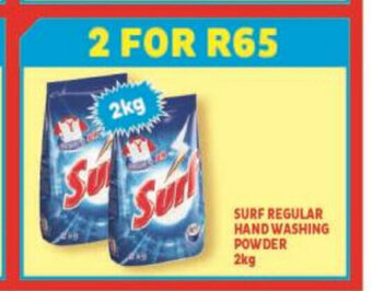 Usave Surf Regular Hand Washing Powder 2kg offer