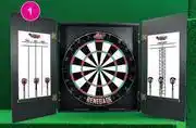 Game Renegade Shot Dartboard Cabinet Set offer