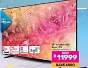 Game Samsung 75 (190cm) Crystal UHD TV 850015022 offer