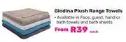 Game Glodina Plush Range Towels-Each offer