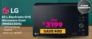 Game LG 42Ltr Electronic Grill Microwave Oven MH8265DIS offer