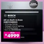 Game Bosch 60cm Built-In Oven HBF010BRIZ offer