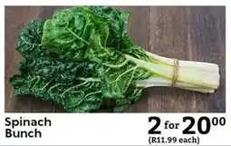 Oxford Freshmarket Spinach Bunch offer