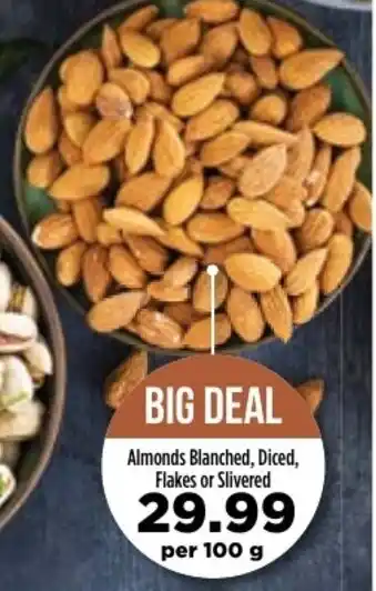 Food Lover's Market Almonds Blanched, Diced, Flakes or Silvered offer