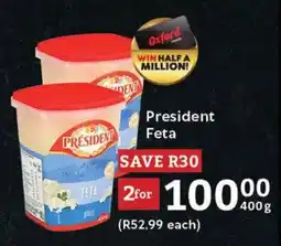 Oxford Freshmarket President Feta offer