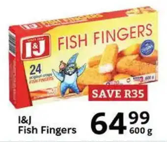 Oxford Freshmarket I&J Fish Fingers offer