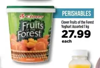 Food Lover's Market Clover Fruits of the Forest Yoghurt Assorted 1kg offer